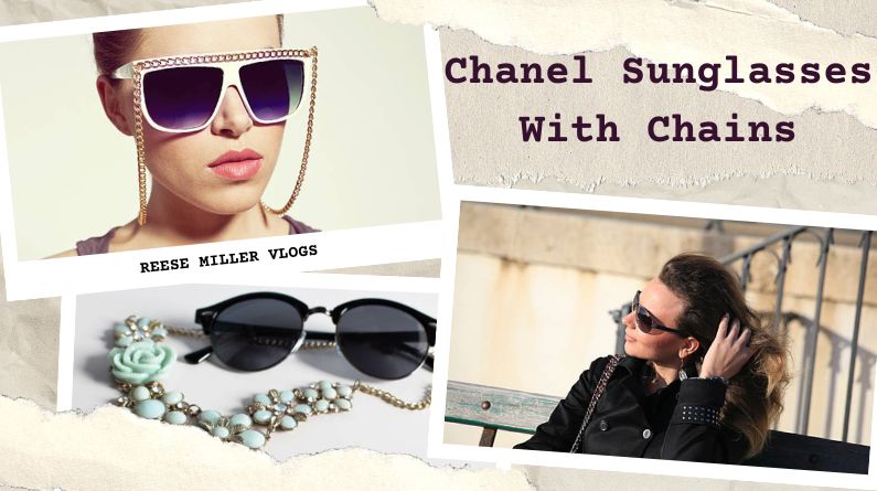 chanel sunglasses with chains
